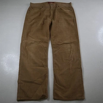 Pantalones para hombre Lucky Brand 34x30 caqui pana 361 vintage rectos 5 bolsillos Foto 1 de 4