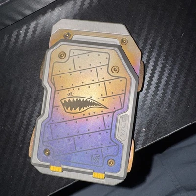 F-47 Vice Hardware Titanium Wallet With Extra Faceplates - Image 1 of 3