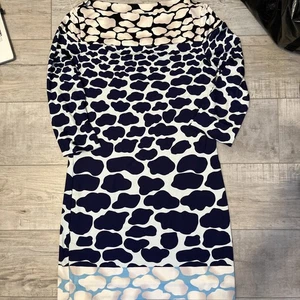 Diane von Furstenberg 100% Seide Blue Clouds Small - Bild 1 von 7