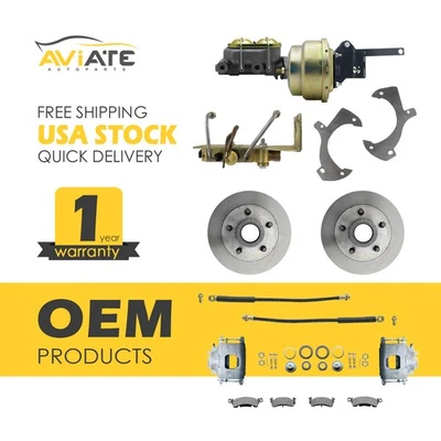 Front Power Disc Brake Conversion Kit Valve For 1957-1972 Ford Full Size Galaxie - Image 1 of 4