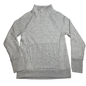 Fabletics Zaylee Funnel Neck Tunic Long Sleeve Sweatshirt Grey XS - Picture 1 of 6