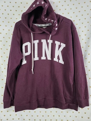 Suéter Suéter con Capucha Victorias Secret Rosa MEDIANO Granate Foto 1 de 2