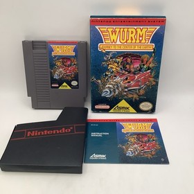 Wurm: Journey To The Center of The Earth Nintendo NES 🪱
