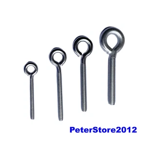 Tornillos de ojal art. 9078 A2 acero inoxidable V2A M8 gancho de tornillo gancho - Imagen 1 de 1