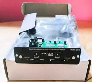 Behringer WING dual 32 channel sd card recoding / playback - Imagen 1 de 4