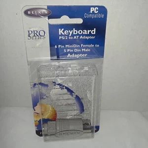 KEYBOARD PS-2 to AT ADAPTER, 6-pin DIN FEMALE to 5-pin DIN MALE - Picture 1 of 1