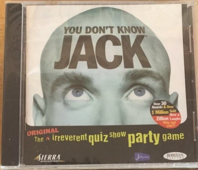 You Don't Know Jack (PC, 1998) Windows 95 3.1 Mac OS 7.1+ RARE ORIGINAL SEALED - Image 1 of 2