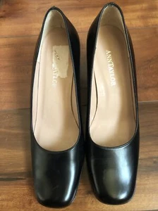 Zapatos de tacón Ann Taylor para mujer negros talla 9 medianos - Imagen 1 de 7