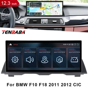12.3 inch Ultra-thin Screen Android Car GPS 4G+64G For BMW F10 F18 2011 2012 CIC - Imagen 1 de 19
