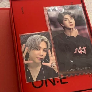 BTS MAP OF THE SOUL ON:E DVD SET Jimin Photocard CD+Photobook+Photocard+Ticket - Picture 1 of 5