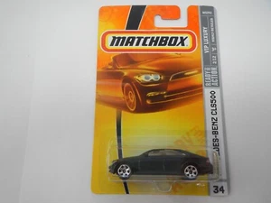 Matchbox VIP LUXURY Mercedes Benz CLS 500 #34 Black - Afbeelding 1 van 4