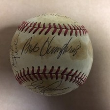 1981 Syracuse Chiefs Team Signed IL Baseball 21 Signatures JSA LOA