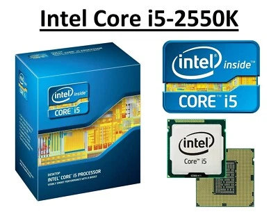 Intel Core i5-2550K SR0QH Quad Core Processor 3.4 GHz, Socket LGA1155, 95W CPU - Image 1 of 4