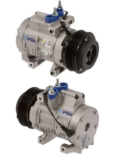 AC Compressor Fits 2006 2007 2008 2009 2010 Ford Explorer V6 4.0L With Rear AC/ - Picture 1 of 1