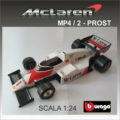 MCLAREN MP4/2 BURAGO SCALA 1:24 SENZA SCATOLA (C/336) - Immagine 1 di 3