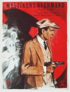Original vintage poster MYSTERY FILM COMEDY DENMARK 1922 - Bild 1 von 1