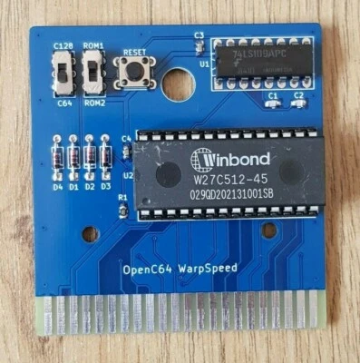 🇬🇧 Warp Speed Fast Loader Cartridge  for Commodore C64 C128 - Image 1 of 3