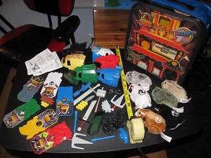 Vtg KUNG ZHU ZHU Battle Hampsters Pets Armor Shields Weapons & Case LOT - Picture 1 of 12