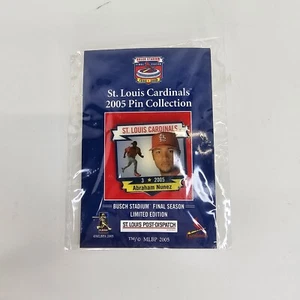 St Louis Cardinals 2005 Pin Collection Abraham Nunez Busch Stadium Final Season - Bild 1 von 2