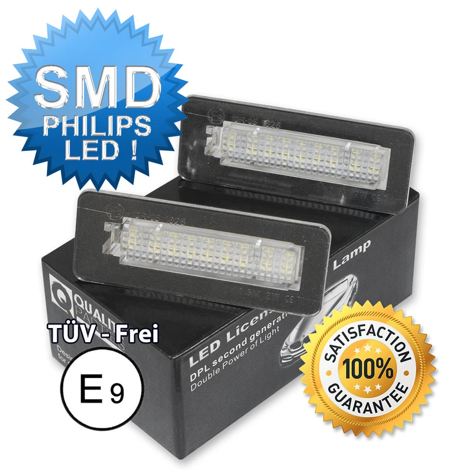 2x OEM LED KENNZEICHENLEUCHTE FÜR SMART FORTWO 450 451 KENNZEICHENBELEUCHTUNG  - Bild 1 von 1