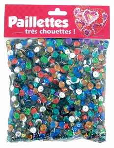 Sequin Rond bombé multicolore 0,6 cm 100 g - Imagen 1 de 1