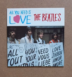 Cd Single Card Sleeve THE BEATLES All You Need Is Love 1992 Uk EMI - Picture 1 of 4