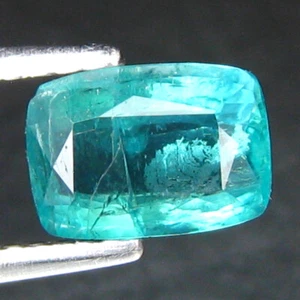 1.12 CTS TREMENDOUS! NEON BLUEISH GREEN NATURAL GRANDIDIERITE GEMSTONES - Picture 1 of 3