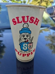 Taza Tienda Cera Slush Puppie Vintage 6" Tamaño Mediano Antiguo Stock Publicidad - Imagen 1 de 7