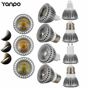LED Faretto MR16 E27 GU10 Regolabile 15W Rotondi Lampadina Lampada 45 Gradi 100W - Foto 1 di 16