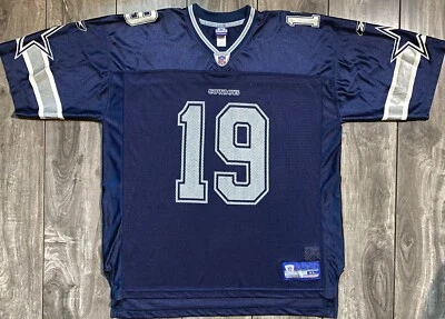 VTG Reebok Dallas Cowboys Keyshawn Johnson #19 NFL Football Jersey Navy Men's XL - Image 1 of 4
