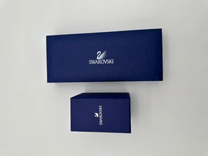 Authentic Swarovski Storage Box A/4 x 2 x 3 B/8.5 x 3.5 x 0.8 - Picture 1 of 10