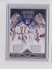 2011-12 PANINI LIMITED BROTHERS IN ARMS /199 HENRIK LUNDQVIST & MARTIN BIRON #12