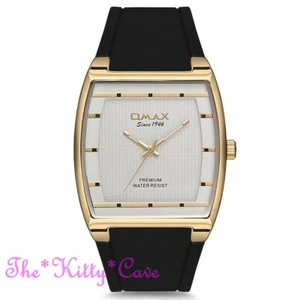 OMAX D006 Schwarz & Gold, Zeitlos Sportlich, Unisex Kleid Uhr, mit Seiko Uhrwerk - Bild 1 von 12