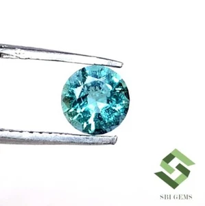 Piedra preciosa suelta sin tratar de corte redondo esmeralda natural certificada de 4,50 mm 0,29 CTS - Imagen 1 de 6