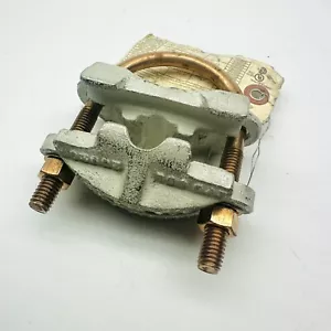Burndy GAR1829 Pipe Ground Clamp, Cable to Rod or Pipe, 2/0(Sol), 2"-2-3/8"Rod - Picture 1 of 8