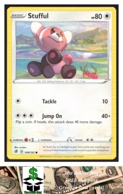 SWSH02: Rebel Clash #149/192 Stufful - - Image 1 of 2