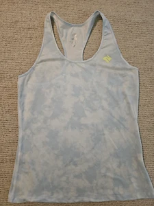 rabbit Women's Running Tank Top Racerback Blue White Tie Dye Workout Large L - Picture 1 of 6