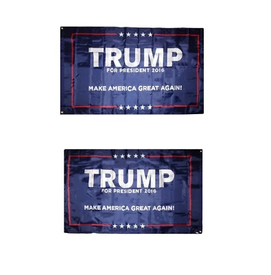 TRADE WINDS 3x5 Donald Trump President 2016 #1 Double Sided 2ply Flag 3'x5' Grommets