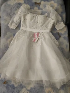 Lace Short Length On Shoulder Wedding Dress Bridal Gown - Picture 1 of 2