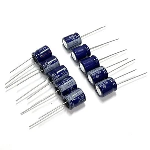 (PKG of 10) 470uF 16V Electrolytic Capacitor, Radial, 85ºC, Panasonic SU Series - Picture 1 of 2