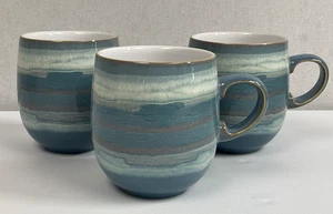 Denby Azure Coast Mugs Set of Three - Picture 1 of 9