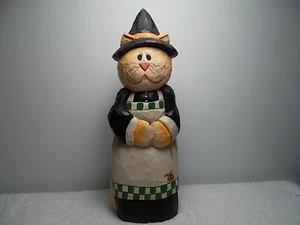 Eddie Walker Midwest Halloween Witch Cat 11" Figurine Statue - Picture 1 of 5