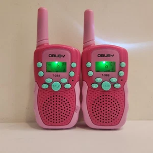 Walkie Talkies Obuby para Niños 22 Canales 2 Vías Radios Rosa T-388 - Imagen 1 de 9