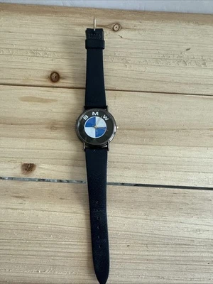 Vintage BMW Dealer Watch MADE IN CANADA Strap E30 M3 Era Tested Working Rare - Image 1 of 4