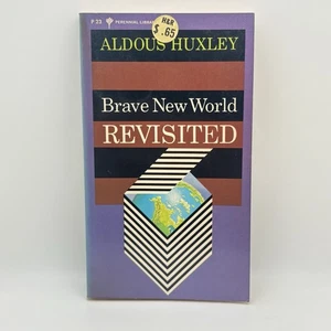 Brave New World Revisited Aldous Huxley PB 1965 1st Perennial Library Harper - Picture 1 of 6