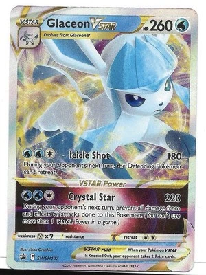 Glaceon VSTAR SWSH197 SWSH: Sword & Shield Promo Cards Holo - Image 1 of 2