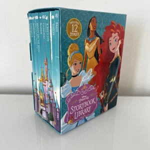 Disney Princess Storybook Library Vol. 1-12 Cinderella Belle Jasmine Mulan Ariel - Picture 1 of 8