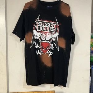 Camiseta Street Bullies de la NBA, colección 3Forty, talla grande, teñida de playa negra* - Imagen 1 de 5