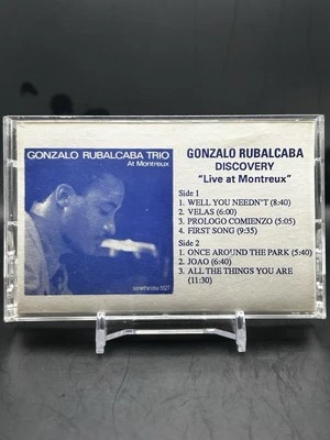 Gonzalo Rubalcaba - DISCOVERY “Live At Montreux” / ADVANCE PROMO CASSETTE / Rare - Image 1 of 4