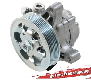 Power Steering Pump + PULLEY FOR ACURA RSX TSX HONDA ACCORD CR-V ELEMENT US - Picture 1 of 1
